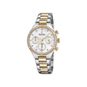 Festina Women'S Nacre Boyfriend Stainless Steel Watch Bracelet