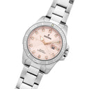 Festina Women'S Pink Boyfriend Collection Stainless Steel Watch Bracelet