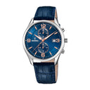 Festina Men'S Timeless Chronograph Leather Watch Bracelet