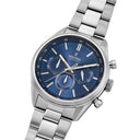Festina Men'S Blue Timeless Chronograph Stainless Steel Watch Bracelet