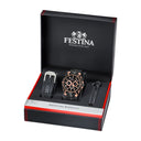 Festina men's black special editions stainless steel watch bracelet