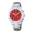 Festina women's pink boyfriend collection stainless steel watch bracelet