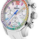 Festina rainbow woman's garnet watch