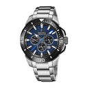 Festina chrono bike men's gray 316l stainless steel watch bracelet