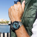 Festina chrono bike men's gray 316l stainless steel watch bracelet