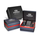 Festina men's black special editions 316l stainless steel watch bracelet