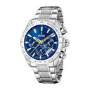 Festina men's white timeless chronograph stainless steel watch bracelet