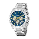 Festina men's white timeless chronograph stainless steel watch bracelet