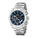 Festina men's white timeless chronograph stainless steel watch bracelet