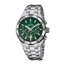 Men's festina chrono bike blue watch with stainless steel strap