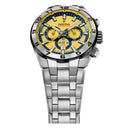 Men's festina chrono bike blue watch with stainless steel strap