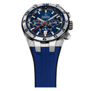 Men's festina chrono bike blue watch with rubber strap