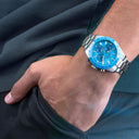 Festina ceramic blue watch