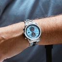 Festina men's blue timeless chronograph stainless steel watch bracelet