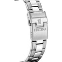 Festina men's blue timeless chronograph stainless steel watch bracelet