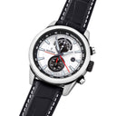 Festina men's green timeless chronograph leather watch bracelet