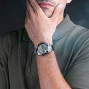 Festina black ceramic stainless steel watch bracelet