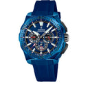 Festina men's watch chrono bike special edition  blue steel strap