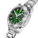 Festina men's watch bullhead green with steel bracelet