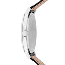 Festina classics watch  silver leather strap, men's