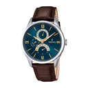 Festina men's blue leather watch bracelet