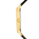 Festina swiss made watch  black leather strap, men's