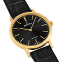Festina swiss made watch  black leather strap, men's