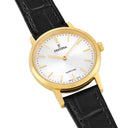 Festina swiss made watch  white leather strap, women's