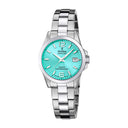 Festina swiss made women's green stainless steel watch bracelet