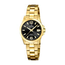 Festina swiss made women's black stainless steel watch bracelet