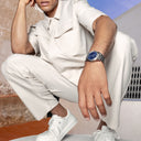 Festina swiss made men's watch rivé  blue