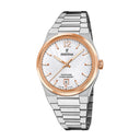 Festina women's watch swiss made rivé  silver