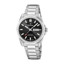 Festina swiss made men's silver watch