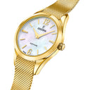 Festina swiss made women's beige grace stainless steel watch bracelet