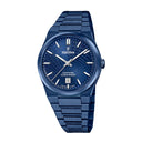 Festina swiss made men's blue stainless steel watch bracelet