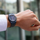 Festina swiss made men's blue stainless steel watch bracelet