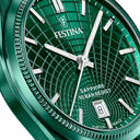 Festina swiss made men's green stainless steel watch bracelet