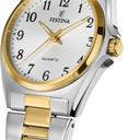 Festina classic steel watch  white steel strap, women's.