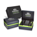 Festina men's green connected 316l stainless steel