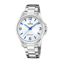 Festina men's silver solar energy stainless steel