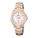 Festina women's beige mademoiselle stainless steel watch bracelet