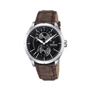 Festina Men'S Black Retro Leather Watch Bracelet