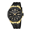 Swiss watch jaguar diplomatic for men, black.