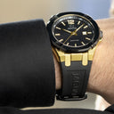 Swiss watch jaguar diplomatic for men, black.