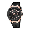Swiss watch jaguar diplomatic for men, black.