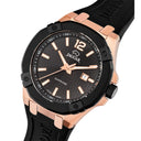 Swiss watch jaguar diplomatic for men, black.