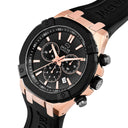 Swiss watch jaguar diplomatic for men, black.