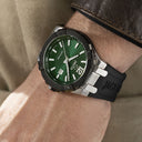 Swiss watch jaguar diplomatic for men, green.