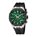 Swiss watch jaguar diplomatic for men, green.