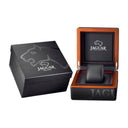 Jaguar men's black acamar leather watch bracelet